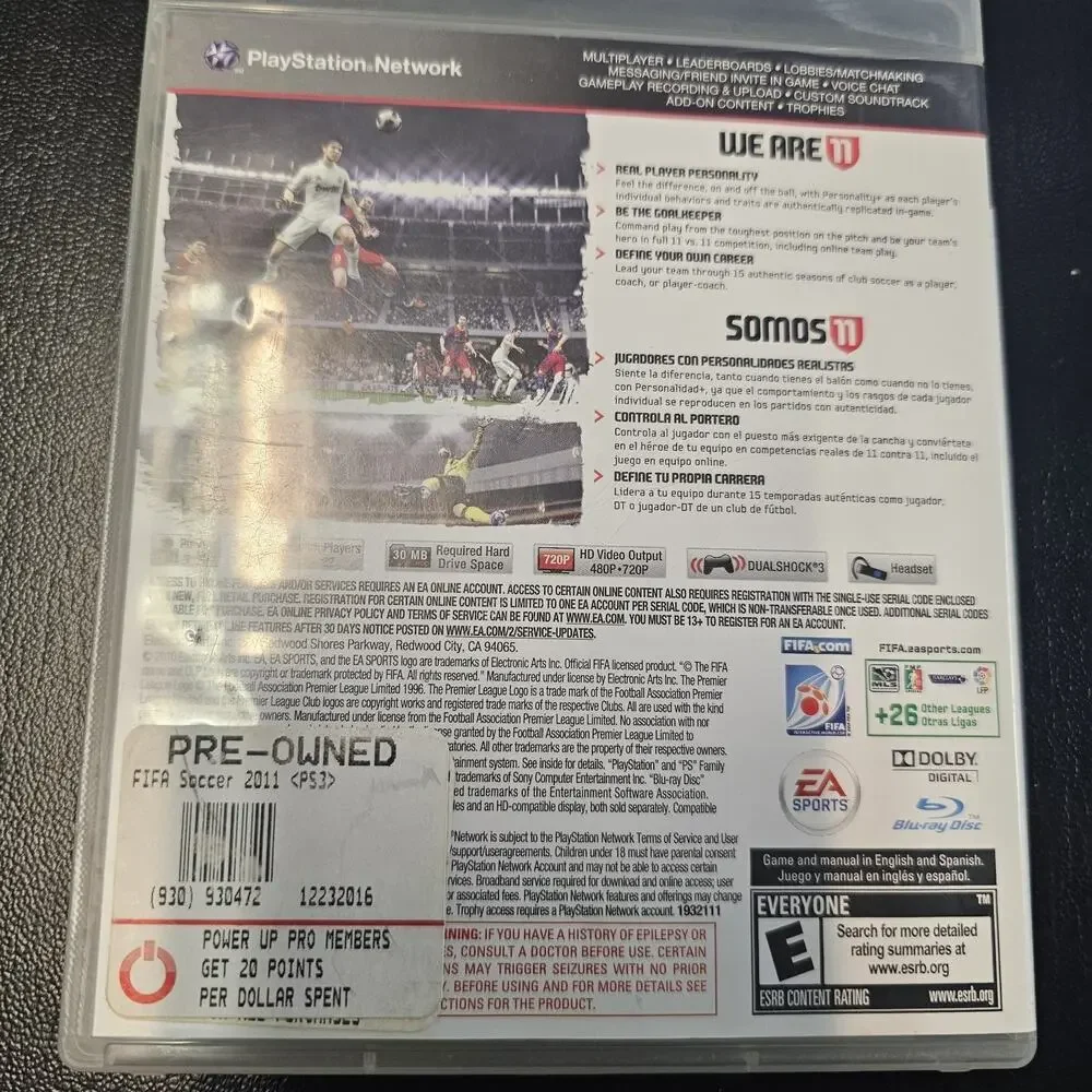 FIFA Soccer 11 (Sony PlayStation 3, 2010)
